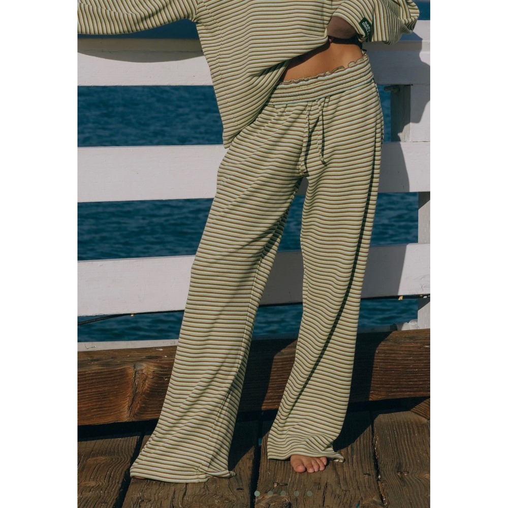 Daily Drills Thermal Resort Pants Beach Stripe Size XS/S NIB
